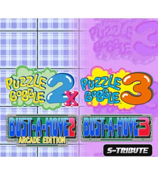 Puzzle Bobble 2X/BUST-A-MOVE 2 Arcade Edition & Puzzle Bobble 3/BUST-A-MOVE 3 S-Tribute Bundle Steam Key GLOBAL